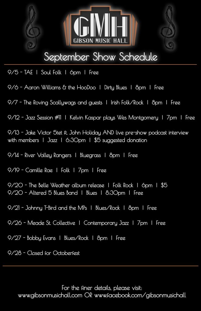 gmh-september-show-schedule