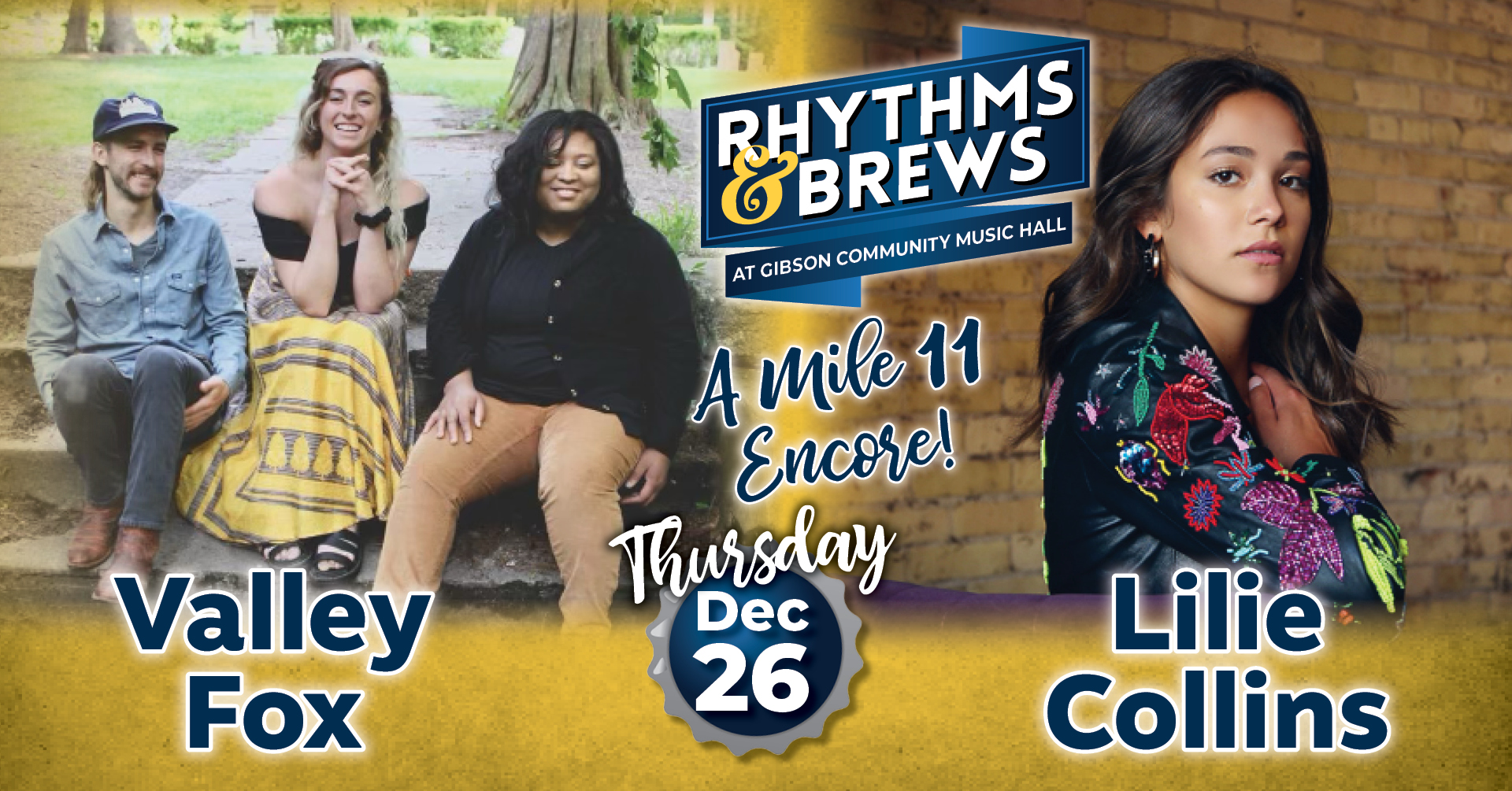 Valley Fox and Lilie Colins for Rhythm and Brews