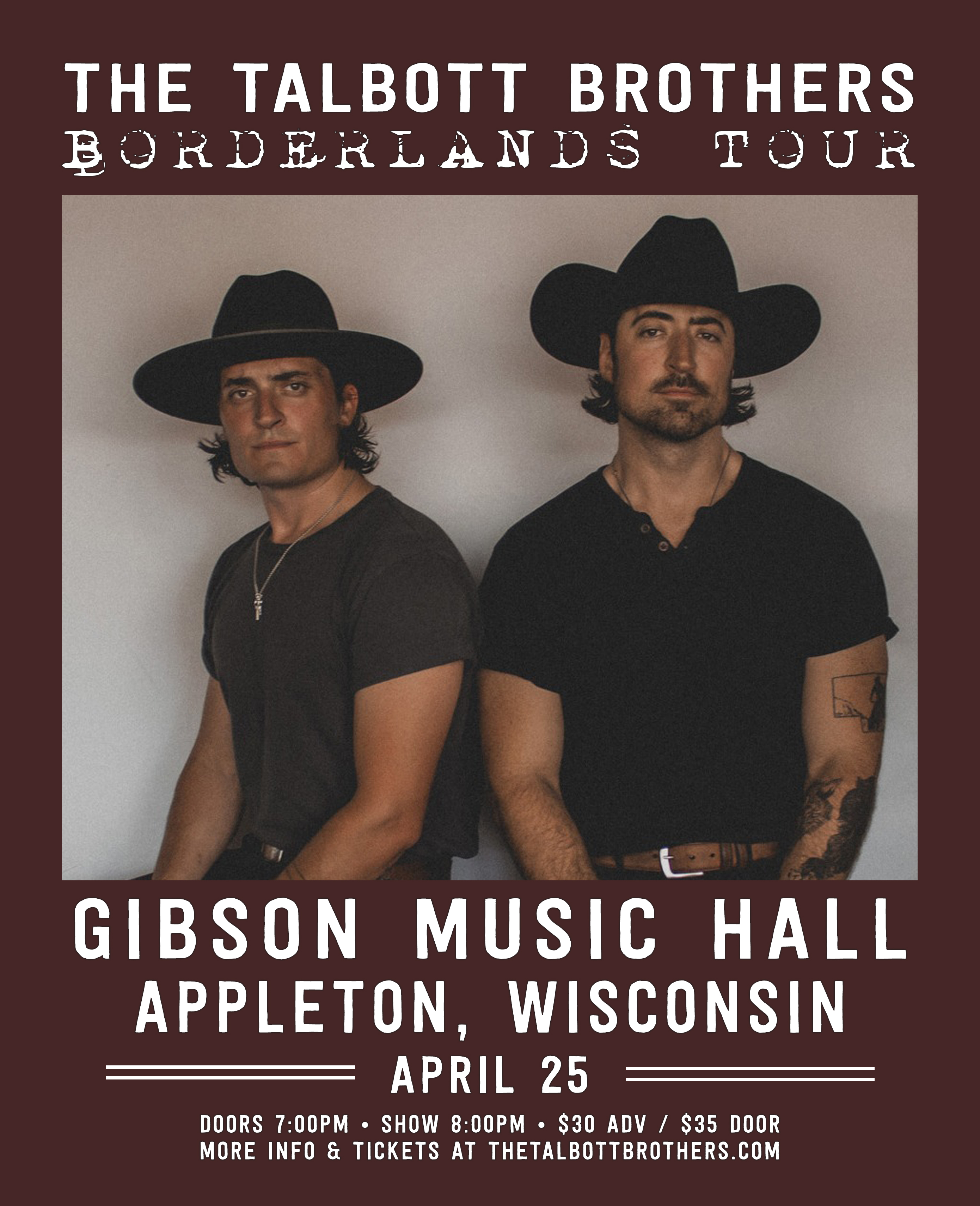 The Talbott Brothers: The Borderlands Tour