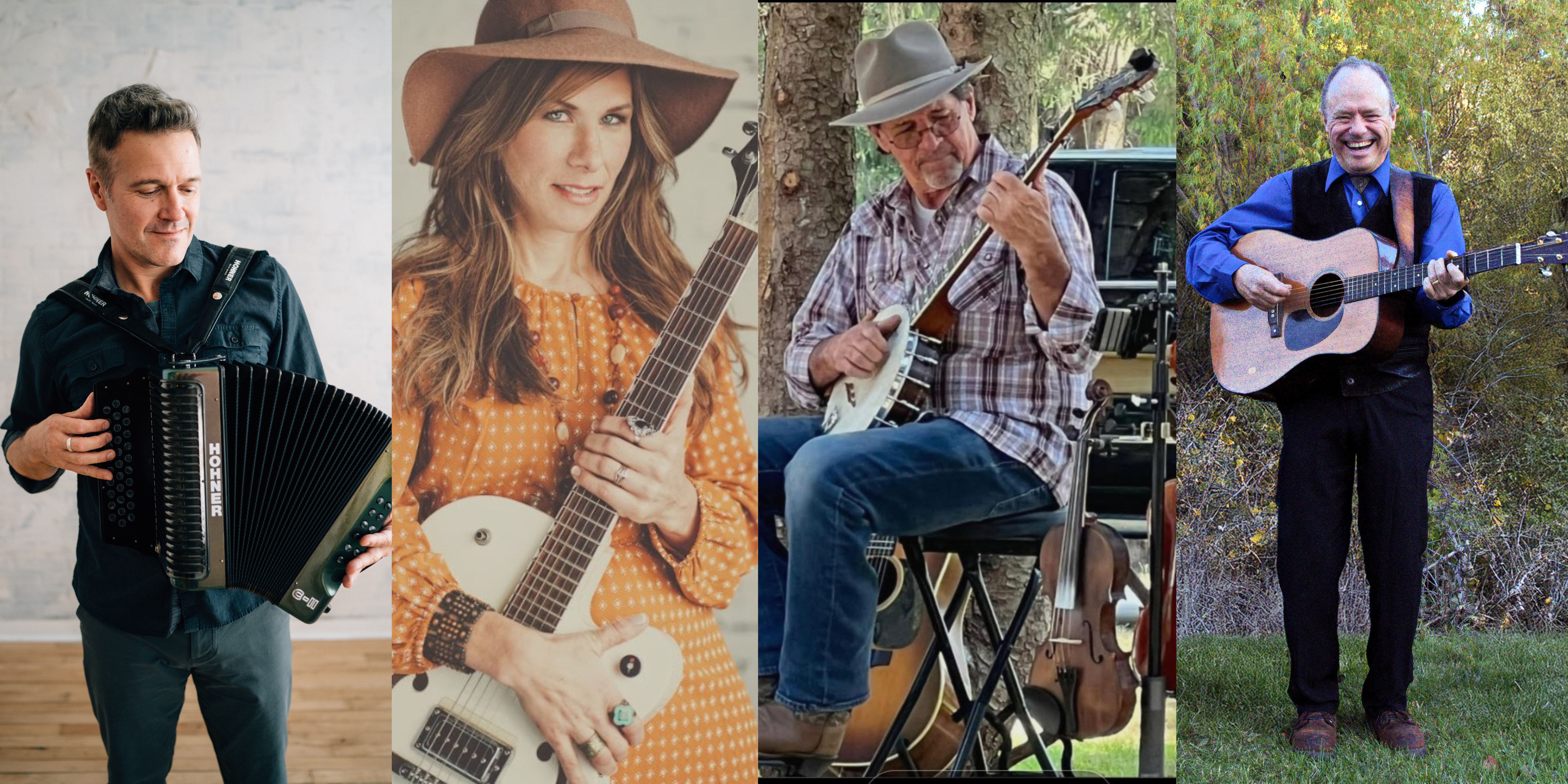 Wisconsin Roots Story and Song showcase banner with featured artists